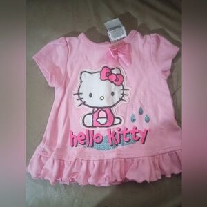 Girls hello Kitty 3 to 6 month shirt pink